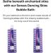 Dancing in Skies Bubble Bath Set - 2 Bottles x 500ml Mean's Double The Bliss of Luxury. Each"Infused with The Scent of Cosmic Violet and Amber Moonstone - Buy Online on SooperMarket.com
