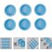 MAGICLULU 12 Pcs Mold Checkers Resin Silicone Baking Silicone Chess Moulds Doll Bath Tub Small Stainless Steel Bowls De para Gelatinas Baking Tool Baking Fondant Silica Gel Manual 3.5X3.5X0.8CMx2pcs Bluex2pcs - Buy Online on SooperMarket.com