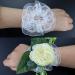 10 Pack Elastic Pearl Wrist Corsage Bands - DIY Wrist Corsages for Bride & Prom - White Lace Accessories - Buy Online on SooperMarket.com