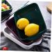 Ciieeo Square Dinner Plates Casserole Dish for Cooking Ceramic Roasting Pan Ceramics Oven Cake Pan Cheese Plates Square Baking Pans Lasagna Pans for Cooking Bbq Pan Rectangle Snack Plate - Buy Online on SooperMarket.com