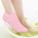 Lurrose Moisturizing Gel Heel Socks - Silicone Anti-Corn Foot Care Anti-Slip Barre & Ballet Dance Socks - Fitness & Gym Floor Use - Pink - Buy Online on SooperMarket.com
