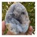 Collection Natural Clean Blue Spar Hole Geode Crystal Quartz Gemstone Stunning Healing