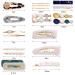 20Pcs Pearl Hair Clips for Women - Elegant Hairpins & Barrettes for Weddings & Valentine's Day Gifts - Buy Online on SooperMarket.com