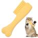 Skuda Kielzeugkamm for dogs - puppy teeth cheetry against boredom - toughest natural trp dog interactive dog toy tooth cleaning ceau items for large medium -sized dog breeds yellow