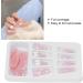 Full Cover False Nail Pink Bow Fake Nails Pink Love Press On Nails Coffin Medium Length Ballerina Nail Art Tips Sets Artificial Nails Press On False Nail Tips - Buy Online on SooperMarket.com