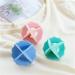 6 Pieces Reusable Laundry Ball Reusable Reduces Clothing Wrinkles and Saves Drying Time Dryer Laundry Balls Dryer Balls Washing Balls 3 Colors - Buy Online on SooperMarket.com