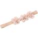 2 x Toddler Flower Girl Shoes + Headband | Non-Slip Soft Special Occasions Christening Wedding Party Shoes | Size 0-6 Months | Pink - Buy Online on SooperMarket.com