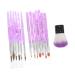 Healeved 1 Set Dust Brush Suit Nail Art Detailing Brush Kit Nail Liner Acrylic Nail Pens Nail Kits Nail Drawing Brush Nail Drawing Pen 3d Drawing Pen Nails Kits Manicure Gel Pen Acrylic Rod
