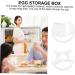 jojofuny 2pcs Egg Storage Box Food Tray Shelf Mustard Deviled Egg Holder with Lid Egg Tray Basket Filling Assorted Colorx2pcs 17.5x8.5x2cmx2pcs - Buy Online on SooperMarket.com