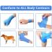 Cojj 12 pcs Self-Adhering Cohesive Bandage - 10cm x 4.5m Waterproof Elastic Tape for Wounds & Animal Care (Blue) - Buy Online on SooperMarket.com