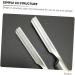 Minkissy 10 STK Pig Hair Blade Holder - Japanese Fish Tweezers & Metal Cleaning Devices for Body Care | Stainless Steel Scraper for Pigs - Buy Online on SooperMarket.com