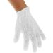 Exfoliating Peeling Bath Gloves - White 1 Pair (2 Pieces) for Spa-Like Skin Care | Fast International Shipping - Buy Online on SooperMarket.com