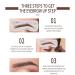 Eyebrow Stamp Stencil Kit - 10 Reusable Stencils, 2 Spiral Brushes - Light Brown - Buy Online on SooperMarket.com