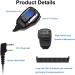 Samcom 2 Pin Handheld Walkie Talkie Speaker Mic with Shoulder Lapel Microphone - 1 Pack - Buy Online on SooperMarket.com
