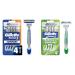 Gillette Sensor3 Men's Disposable Razor Bundle | Sensor3 and Sensor3 Sensitive (4 Razors Each) Razor + Razor 4 Count 4 Count (Pack of 1)