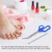 Long Handled Toenail Scissors Clippers Perfect for Thick Toe Nails Easy Reach Handle Unique Design Ergonomic Cuticle Scissor Ingrown Toenail File - Buy Online on SooperMarket.com