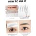 NOLITOY 4pcs Waterproof Eyebrow Women Transfer Like Sticker Men Makeup Water Hair-like Tool Authentic 21x15cm Brown - Buy Online on SooperMarket.com