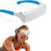 Light Therapy Glasses Wearable UV-Free Blue White LED Light Therapy Happy Lamp Goggles Natural Relief for Good Sleep Boost Energy and Jet Lag