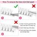 Buy 4D-C-0.10-9 Short Stem Eyelash Extensions - Volume Eyelashes C Curl 0.10mm | 12 Pieces Pack - International Shipping Available - Buy Online on SooperMarket.com
