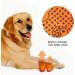 2Pcs Adjustable Dog Cat Leg Brace Elastic Warm Knee Pads for Surgery Wound Support and Stability for Injury Recovery Prevent Licking (Orange) - Buy Online on SooperMarket.com