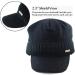 Winter Beanie with Visor & Earflaps for Men - Outdoor Fleece Hat Scarf Set in Black - Buy Online on SooperMarket.com