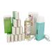 Epilwax Royal depilation set complete with: professional wax warmer 12 roll-on wax 100 ml with aloe vera 100 depilatory strips 1 bottle with 250 ml oil after depilation (Royal aloe vera 12