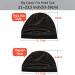 2PCS Men's Silky Stocking Wave Cap Set for Good Compression Over Durag - Black (Thick Hair Style) - Buy Online on SooperMarket.com