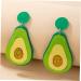 Abaodam 4 Pairs Avocado Earrings Avocado Gifts Avacado Bridal Earrings for Wedding Fashion Earrings for Women Sushi Go Drop Earrings Avocados Accessories Acrylic Miss Personality - Buy Online on SooperMarket.com