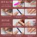 24 Pcs Pink Press-On Nails - Short Bling Glam Square with Diamond & Glitter Rhinestones | Glossy Fake Nails for Women & Girls - Buy Online on SooperMarket.com