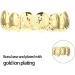 Halloween Hip Hop Teeth Hip Hop Tooth Brass Gold-plated Ion Plating for Outdoor Activities for Party for Home for Concert(gold) - Buy Online on SooperMarket.com