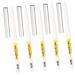 FOYTOKI 5pcs White Lying Silkworm Pen Eye Makeup Pencils White Eyeliner Liquid Pencil Eyeshadow Stick Abs