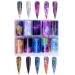 Kalolary 20 Color Starry Sky Nail Foil Set with Nail Glue - Holographic Transfer Stickers for DIY Nail Art at Home or Salon - Buy Online on SooperMarket.com
