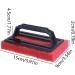 Scrub Sponge Brush with Handle Tub and Tile Cleaning Brush for Cleaning Bathroom Multiple Use Sponge Brush Scrubber Red - Buy Online on SooperMarket.com