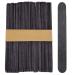 100 Sticks  Jumbo Wood Craft Popsicle Sticks 6 Inch (Black) Black 100 Sticks