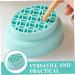 Mikinona Makeup Brush Cleaner Bowl Cleaner Bowl for Makeup Tools Brush Cleaning Pad Makeup Brush Storage Stand Silicone Cleaning Bowl Foldable Brush Make up Powder Puff Silica Gel - Buy Online on SooperMarket.com
