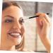 Baluue 24 Pcs Flat Eyebrow Brush Eye Liner Brush Eye Cosmetics Brush Makeup Brush Artificial Fiber Black - Buy Online on SooperMarket.com