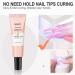 Canvalite Gel Nail Glue - Upgrade Long Lasting UV Nail Adhesive for Nail Extensions | Super Strong Pink Gel for DIY Nail Art - Buy Online on SooperMarket.com
