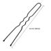 100 Pack Black U Shaped Bun Hair Pins (6 cm) with Storage Box and Bag - 100 Count - Buy Online on SooperMarket.com
