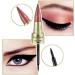 6PCS/SET 2 In 1 Double Eyeliner Eyeshadow Combination Waterproof Black Eye Liner Pen Quick Dry Colorful Eyeshadow High Pigmented Eye Powder Cosmetic Set eyeliner waterproof - Buy Online on SooperMarket.com