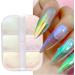 Chrome Nail Powder Nail Art Holo Powder Mirror Effect Pigment Glitter Body Face Decoration 6 Grids - Buy Online on SooperMarket.com