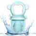 Baby Food Fruit Feeder - Portable Pacifier with Food-Safe Silicone Rings & Easy-Clean Handle | Tommee Tippee Schnuller - Blau - Buy Online on SooperMarket.com