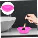Buy Cosmetics Brush Scrubber Cleaning Pad | Makeup Brush Cleaner Tool 14.5x11cm - Efficient Eye Brush Washing & Rinsing Pad - International Shipping Available - Buy Online on SooperMarket.com