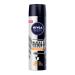 NIVEA MEN Desodorante Antimanchas Black & White Invisible Ultimate (150 ml) F rmula anti manchas anti olor anti sudor anti irritaci n y anti residuos 48horas Protecci n Antitranspirante Spray