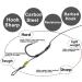 SEAOWL Carp Fishing Hair Rigs | High Carbon Steel Barbed Hooks | Rolling Swivel Boilies | 24 Pcs with 2 Card Boilie Bait Stops | 2 Needles | 4 Sizes 4 - Buy Online on SooperMarket.com