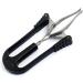 DDP Automatic Tweezer Slant Tip with Plastic Handle - Black - Buy Online on SooperMarket.com
