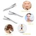 150 Alligator Hair Clips - Non-Slip Metal Crocodile Hair Clips for Women & Girls | Perfect for Hairdressing & DIY - Silver (150 Pieces) - Buy Online on SooperMarket.com