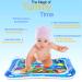 Tummy Time Water Mat for Babies | Inflatable Play Mat for Newborns | Early Activity Center for 3-9 Months | Shark Design - Buy Online on SooperMarket.com