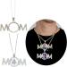 OralGos Sublimation Necklace - Unique Mom Pattern Heat Transfer Clavicle Chain Jewelry for Mother's Day - Perfect Gift! - Buy Online on SooperMarket.com