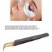 Premium Stainless Steel Curved Eyelash Extension Tweezers for Beauty Salons | Precision Tools for Perfect Lash Application - Buy Online on SooperMarket.com