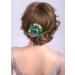 Deniferymakeup Bloomy Daisy Flower Hair Comb Rose flower Wedding Bridal Photo Shoot Greenery Headpiece for wome(Red and Deep Blue) - Buy Online on SooperMarket.com